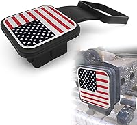 Vista 8 de Cubierta de Enganche de Remolque, Tapón Antipolvo para Gancho de Remolque, Cubierta de Protección de Boca Cuadrada, Cubiertas de Enganche