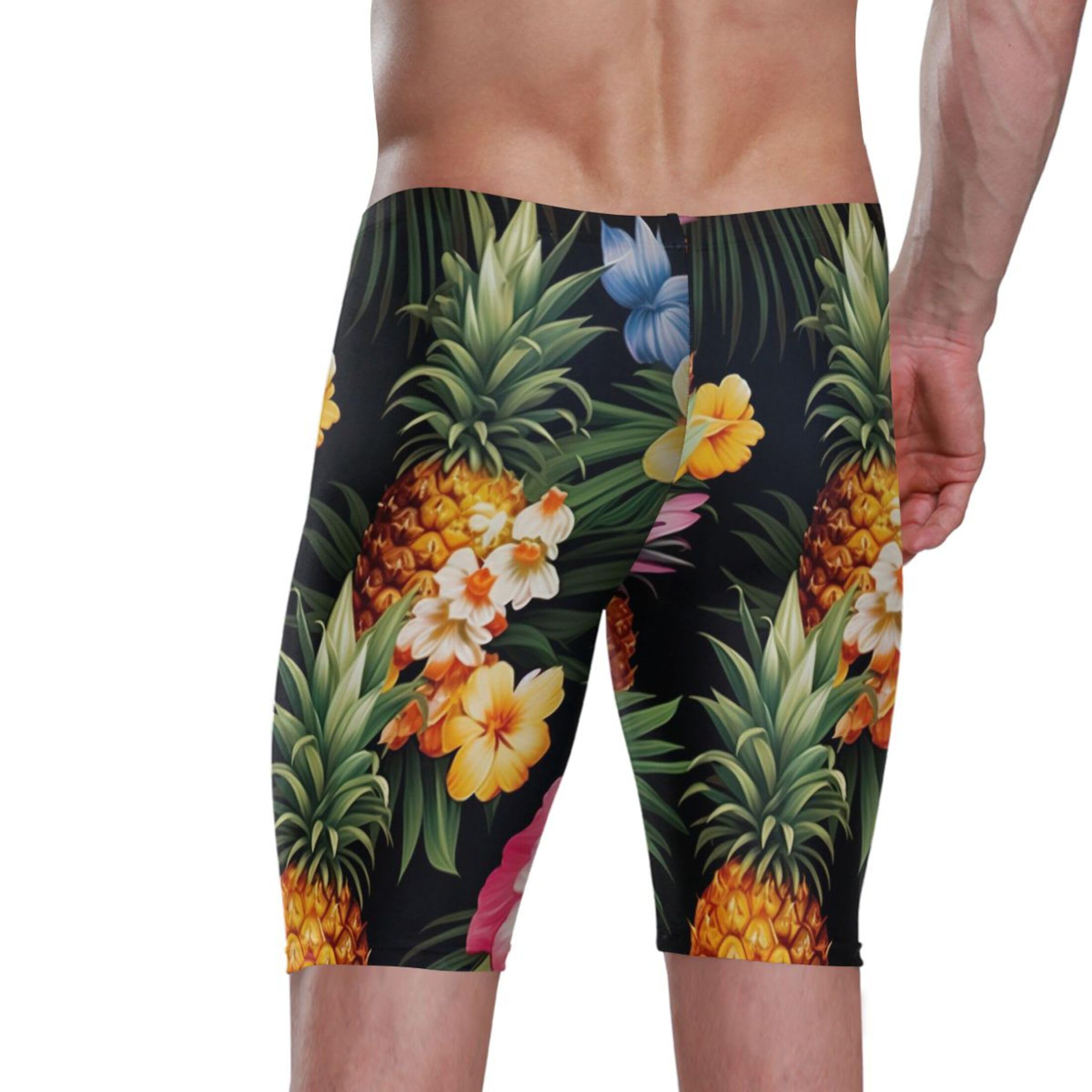 UMIRIKO Pineapple Flower Mens Swim Jammers Swimsuit XL B0401079