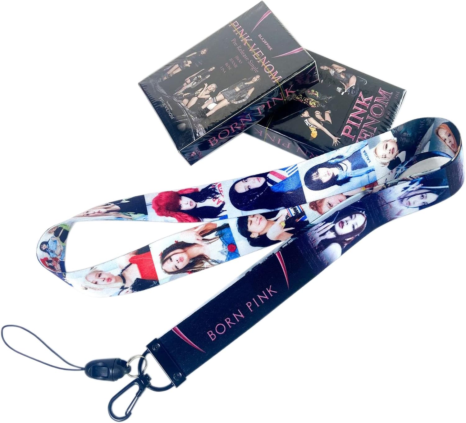KPOPBP 159 Pcs Born Pink Album Gift Box Set Blink Fans Gift Merchandise Photocards Birthdays Party Decorations Kpop Lanyard Stickers - Image 4