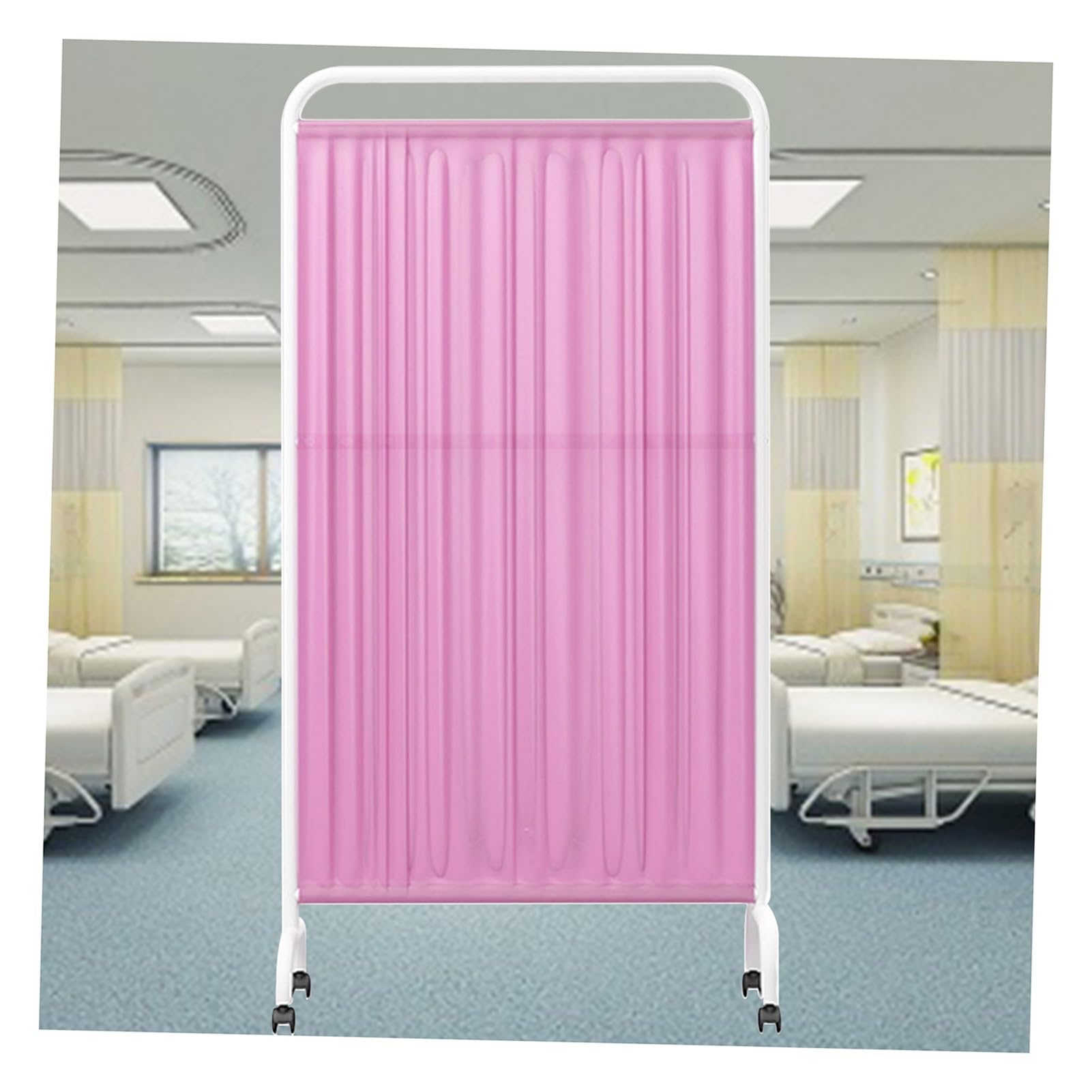 Écran de confidentialité médical pliable et cloison murale temporaire de 6 pieds