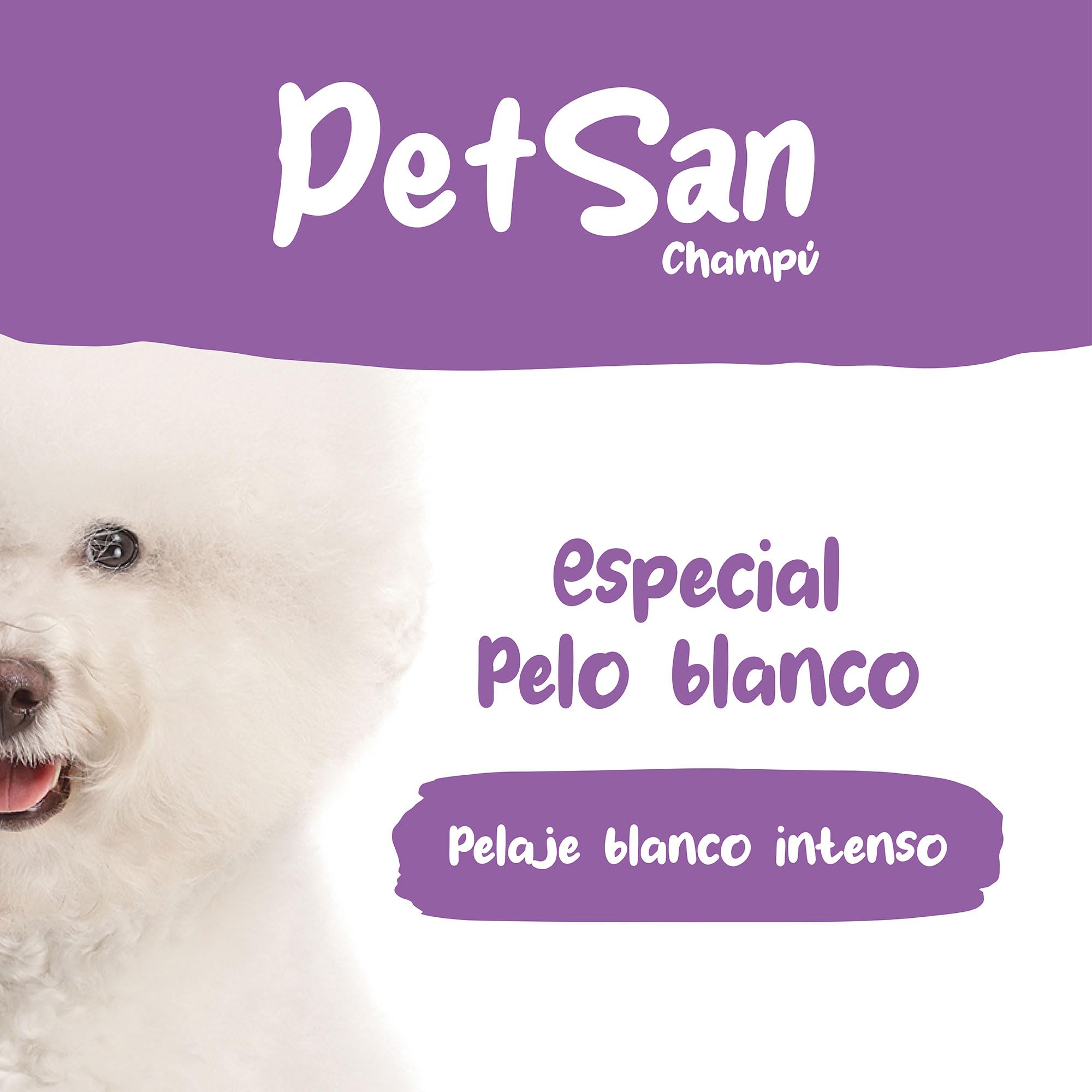ICA CHPG21 - Shampoo Speciale per Capelli Bianchi con Aloe Vera, per Cani, PH Neutro, Pelo Bianco Intenso e Brillante, con fragranza Talco, 5 l