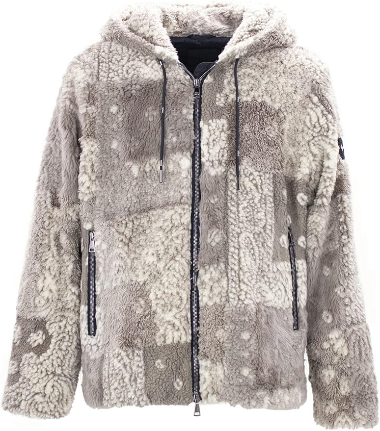 Amazon | [タトラス] ブルゾン メンズ ボア バンダナ柄 フルジップ  