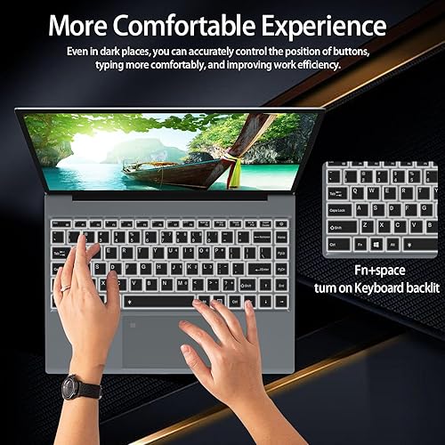 Miniatura 5 de Morostron Computadora portátil con Windows 11, Intel N5095 de 15.6 pulgadas, 2.9 GHz, 15 W, Quad Core, 16 GB de RAM 1 TB SSD, pantalla IPS FHD 1920