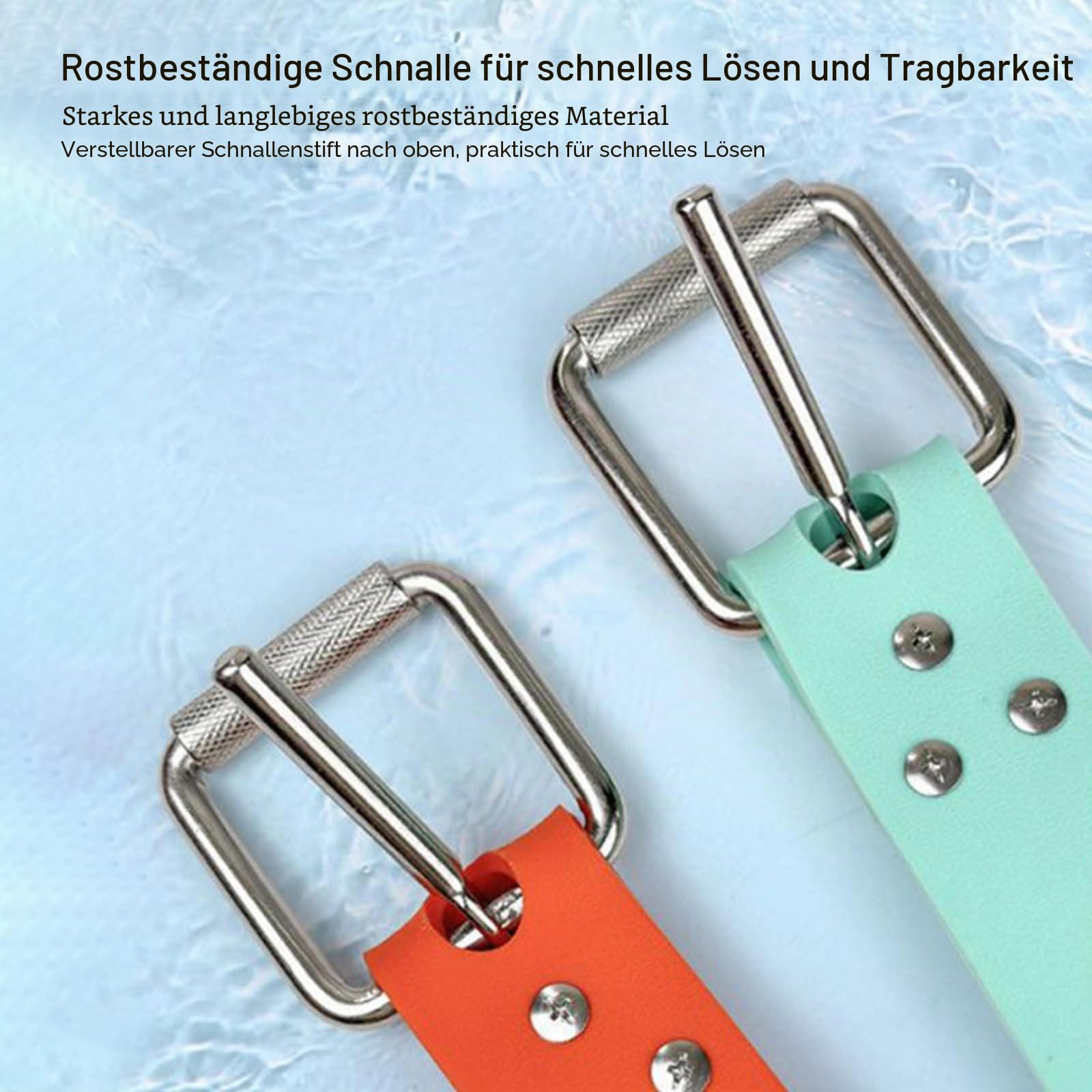 Sea frogs Gewichtsgürtel für Freitauchen Premium Marseillaise Gummigürtel mit Schnellverschluss 135cm Tauchgürtel (Schwarz)