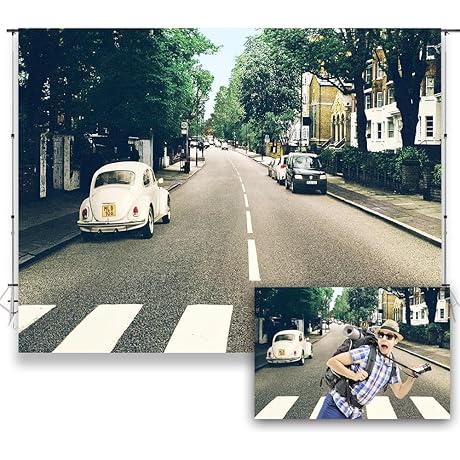 7x5ft Beatles Party Supplies Photo Backdrop