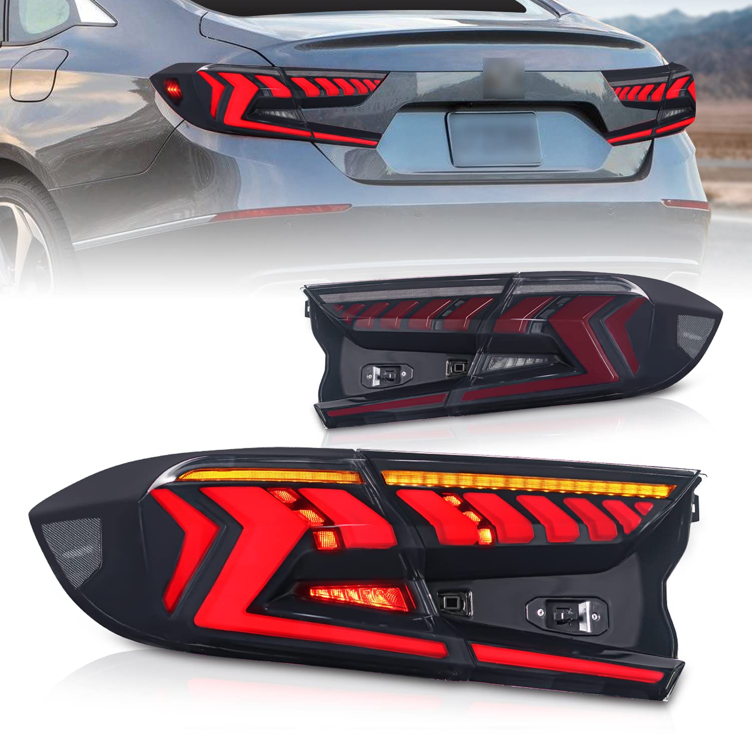 Amazon | Archaic ホンダ アコード テールランプ 10代目 CV3型 全LED 