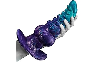7.5in Silicone Monster Butt Plug - Tentacle Dildo - Anal Expander