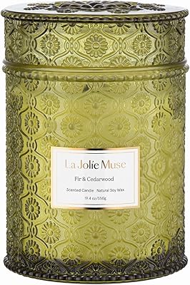 LA JOLIE MUSE Sahara Amber Soy Candle 10oz Luxury Scented