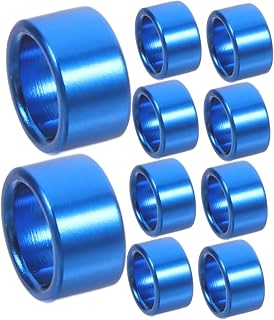 SEWOART 10Piezas Aluminio Identificación y Duradera Adecuados y Otras Color Reutilizables y Fáciles