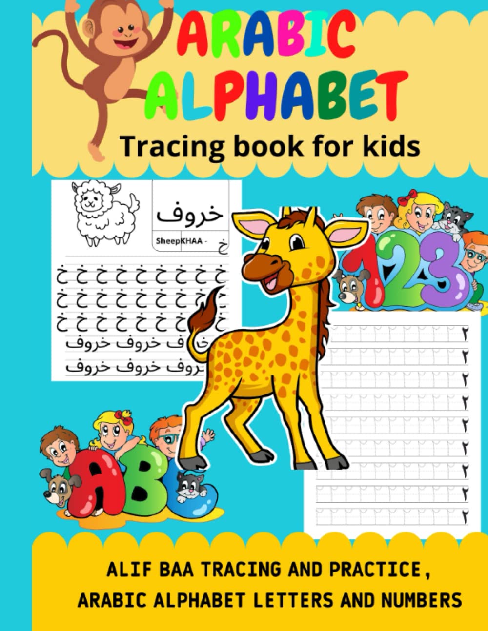 Buy Arabic Alphabet Tracing Book for Kids Alif Baa Tracing and