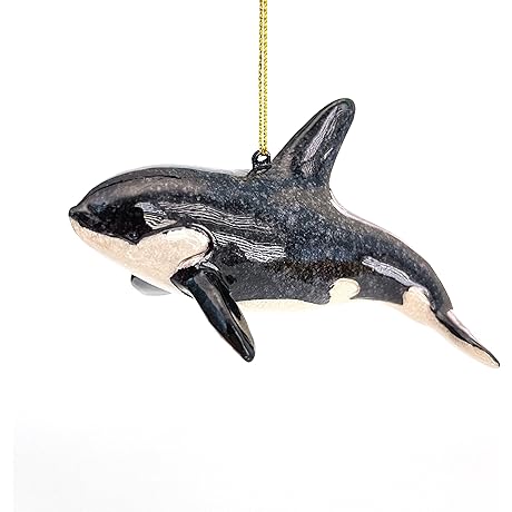 Captivating Christmas Ornaments: Hand-Painted Reflections of Underwater Adventures