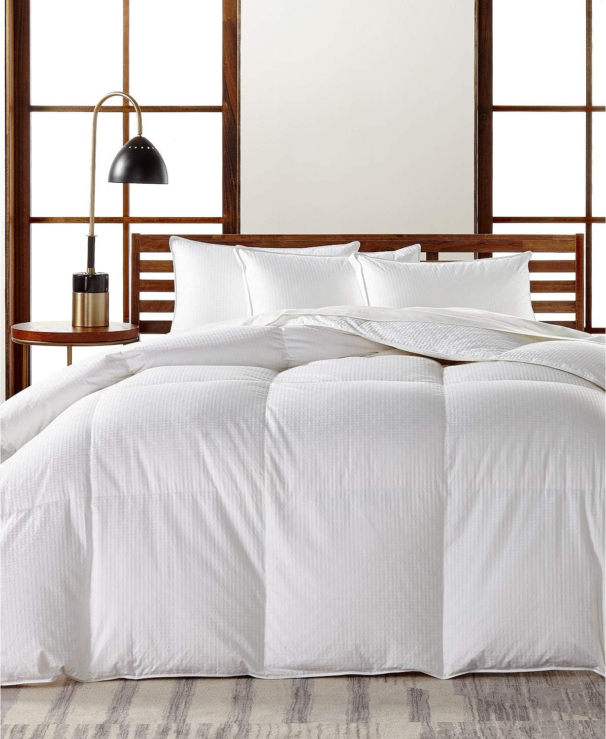 Hotel Collection European White Goose Down Medium Weight Full/Queen Comforter, Hypoallergenic UltraClean Down
