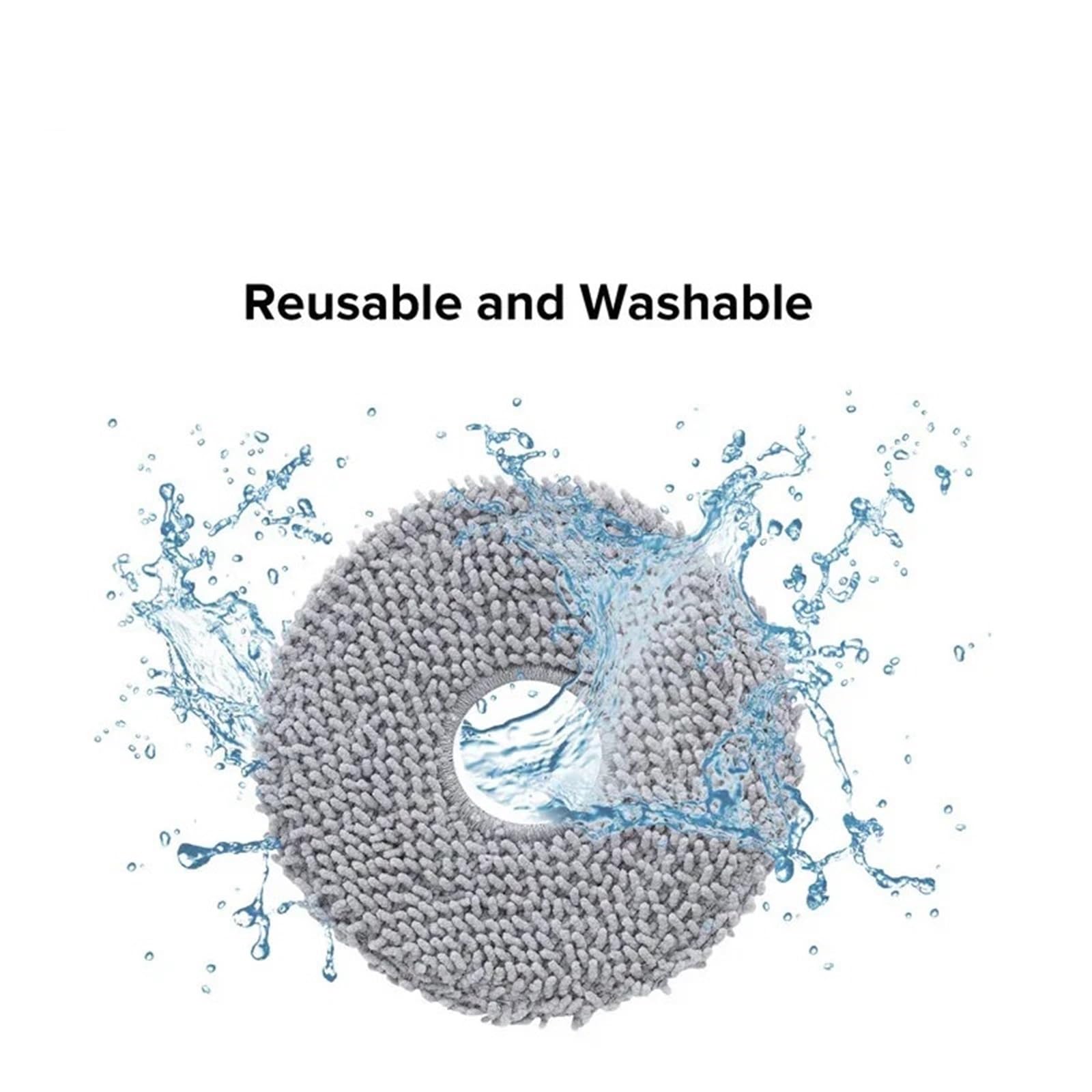 Original Compatible avec Roborock Qrevo C Pro/Qrevo C Accessoires Robot aspirateur Filtre Brosse latérale Principale Sac à poussière vadrouille Remplacement(Main Brush 1pair)