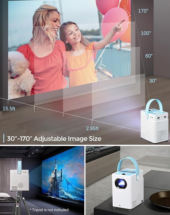 Portable Projector 1080P 720P Home Projector Video
