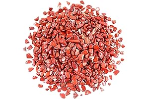 1 Lb (460g) Tumbled Red Pebble Chips Natural Materials