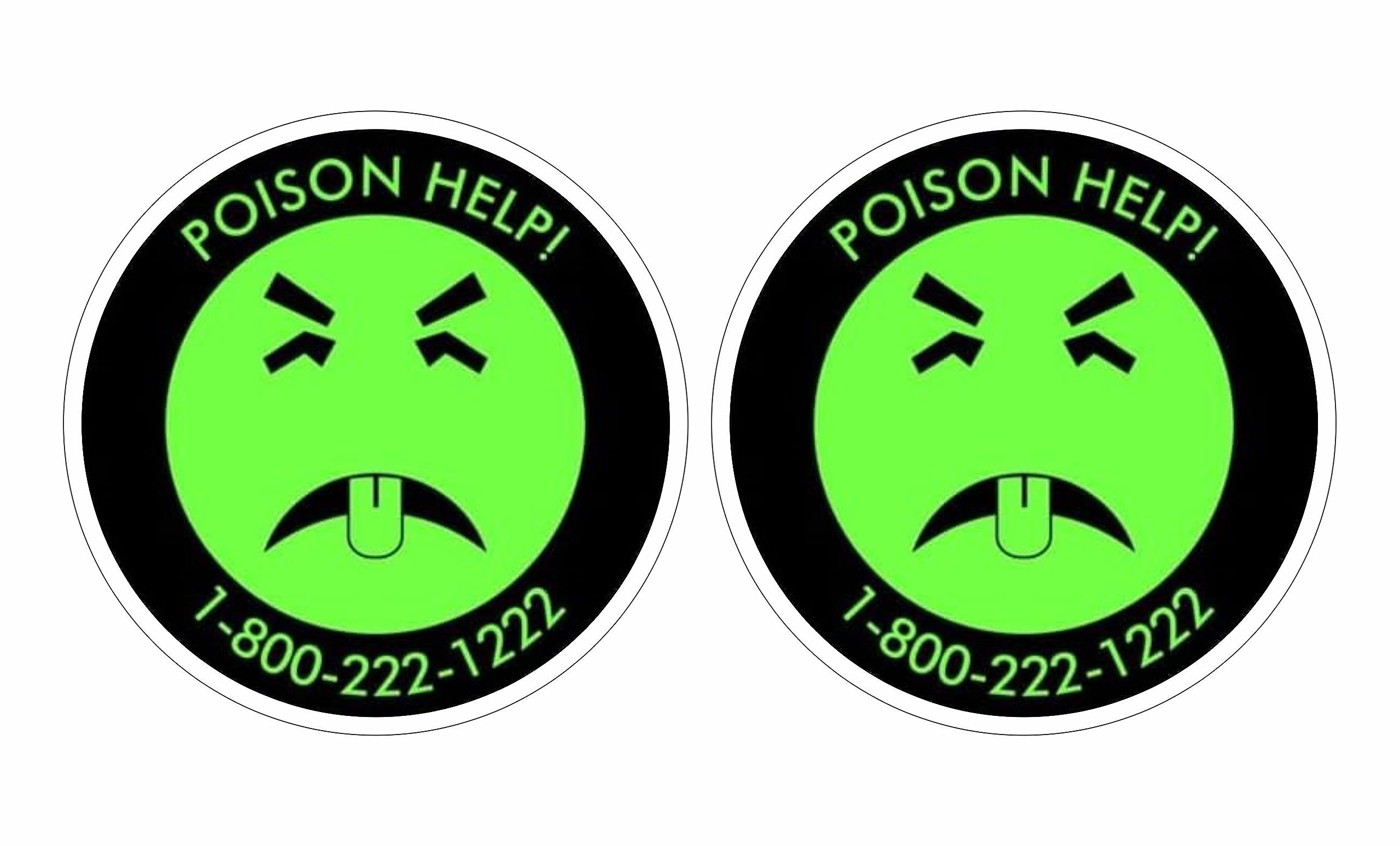 Retro Mr.Yuk Poison Car Laptop Helmet Mug Cup Laptop Bumper Sticker Window Vinyl Decal