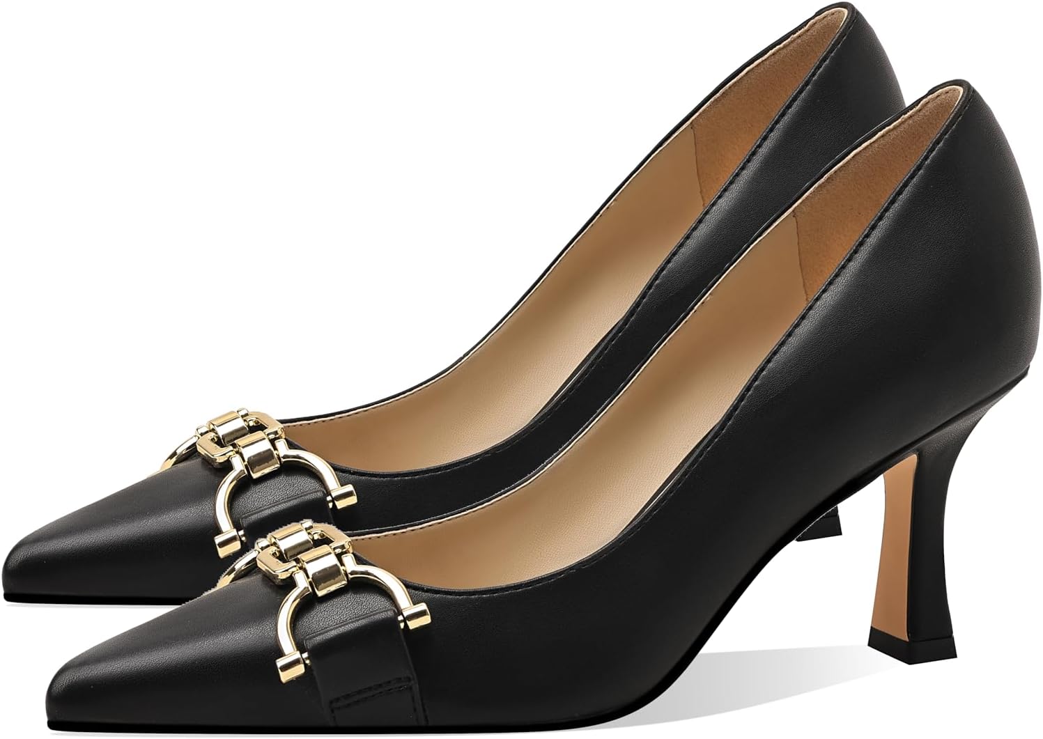 Women's Closed Toe High Heels Dress Pointed Toe Wedding Pump Shoes Prom Bridal Work Office Pumps for Women - Image 5