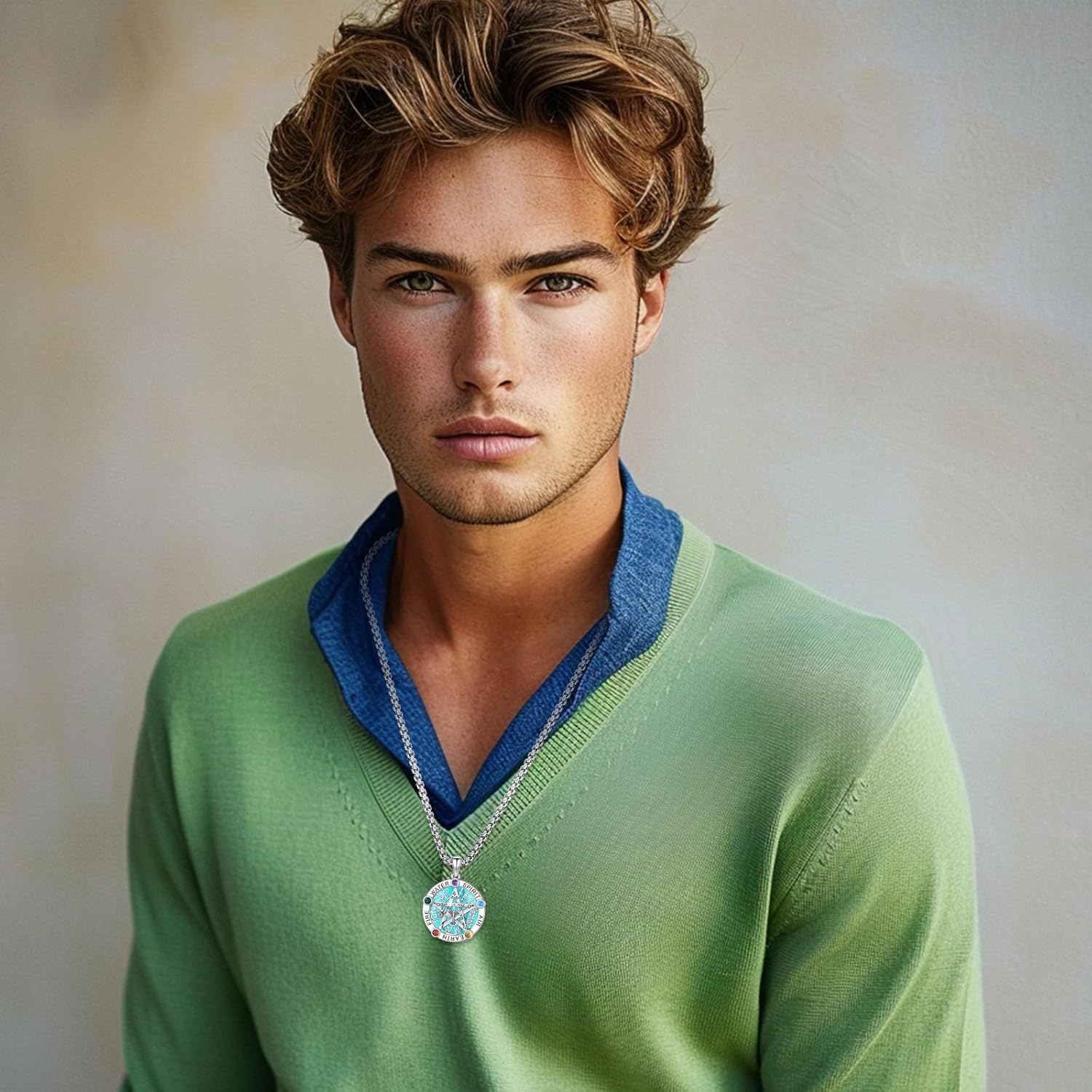 Eusense Triple Moon Goddess Necklac for Women Men Tree of Life Pendant Tetragrammaton Necklace Sterling Silver 925 Pentagram Moon Pentacle Goddess Pagan Wiccan Tree Life Jewelry - Image 7