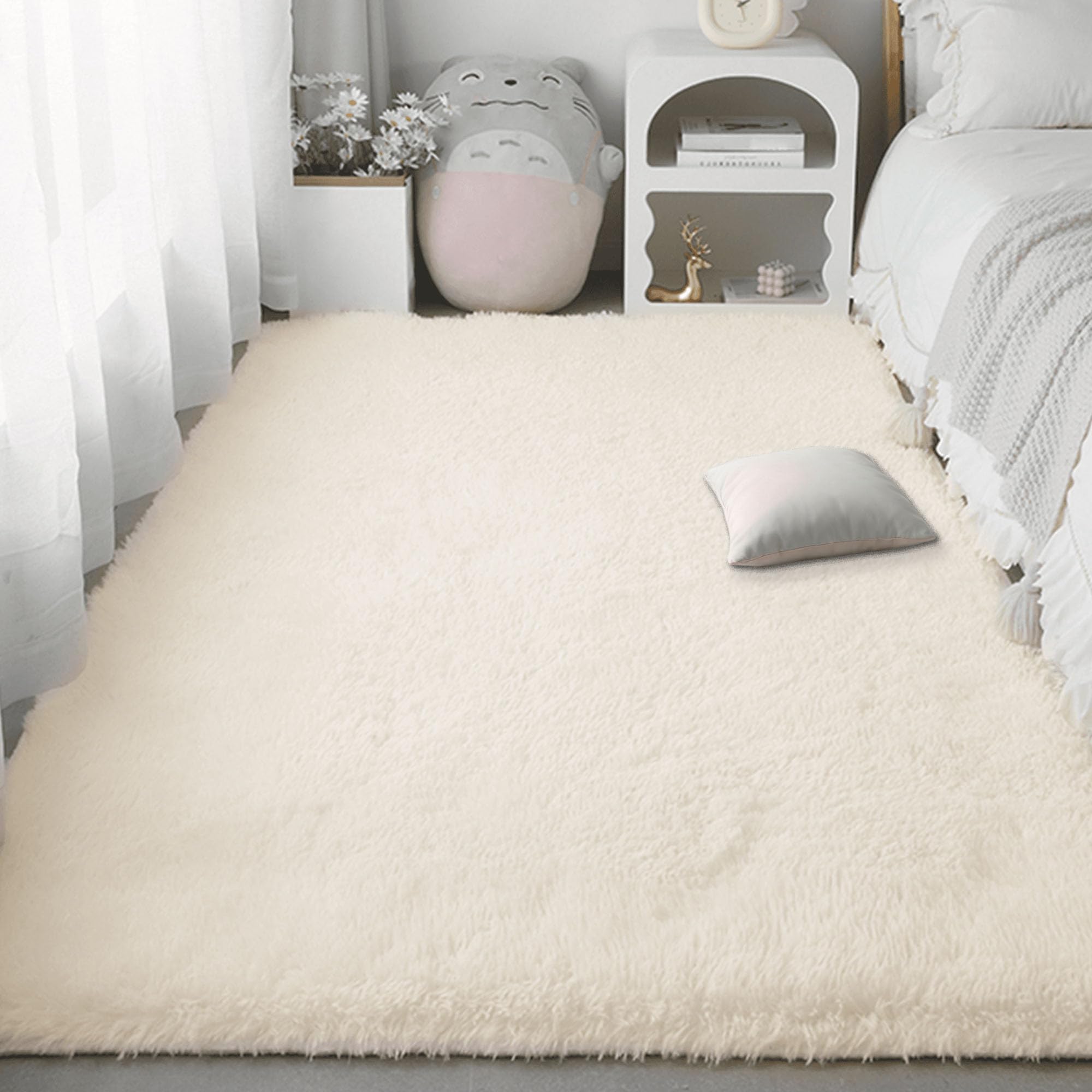 Tapis de sol doux lavable 80x200 cm moelleux pour un entretien facile au quotidien