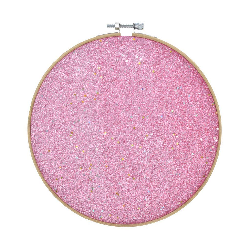 geneic Badge Brooch Display Wall Hanging Pin Display Glitter Board Pin Holder Pin Collection Display Embroidery Hoop