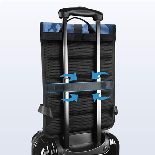 Vista 30 de Smatree Mochila rígida para laptop para hombre, compatible con portátiles de 16 a 18 pulgadas, Negro (Grande), Mochila