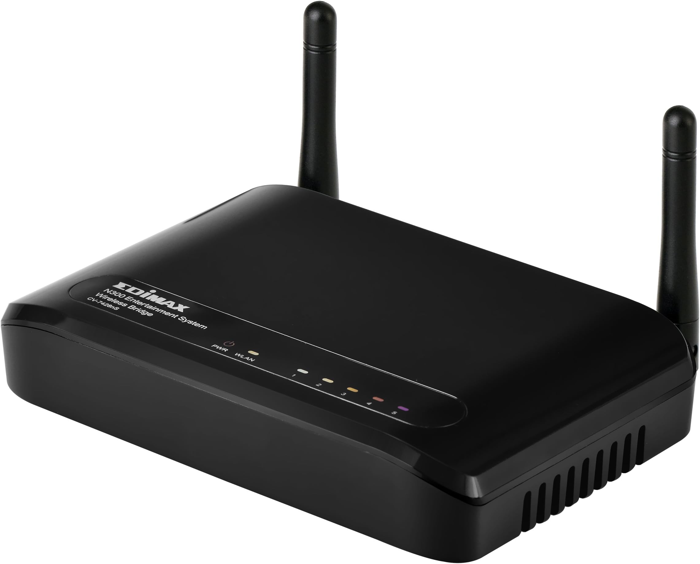 Edimax CV-7428nS 300Mbps Wireless N300 5-Port Universal Wi-Fi Media Bridge for Smart TV, Blu-ray Players and Gaming Consoles