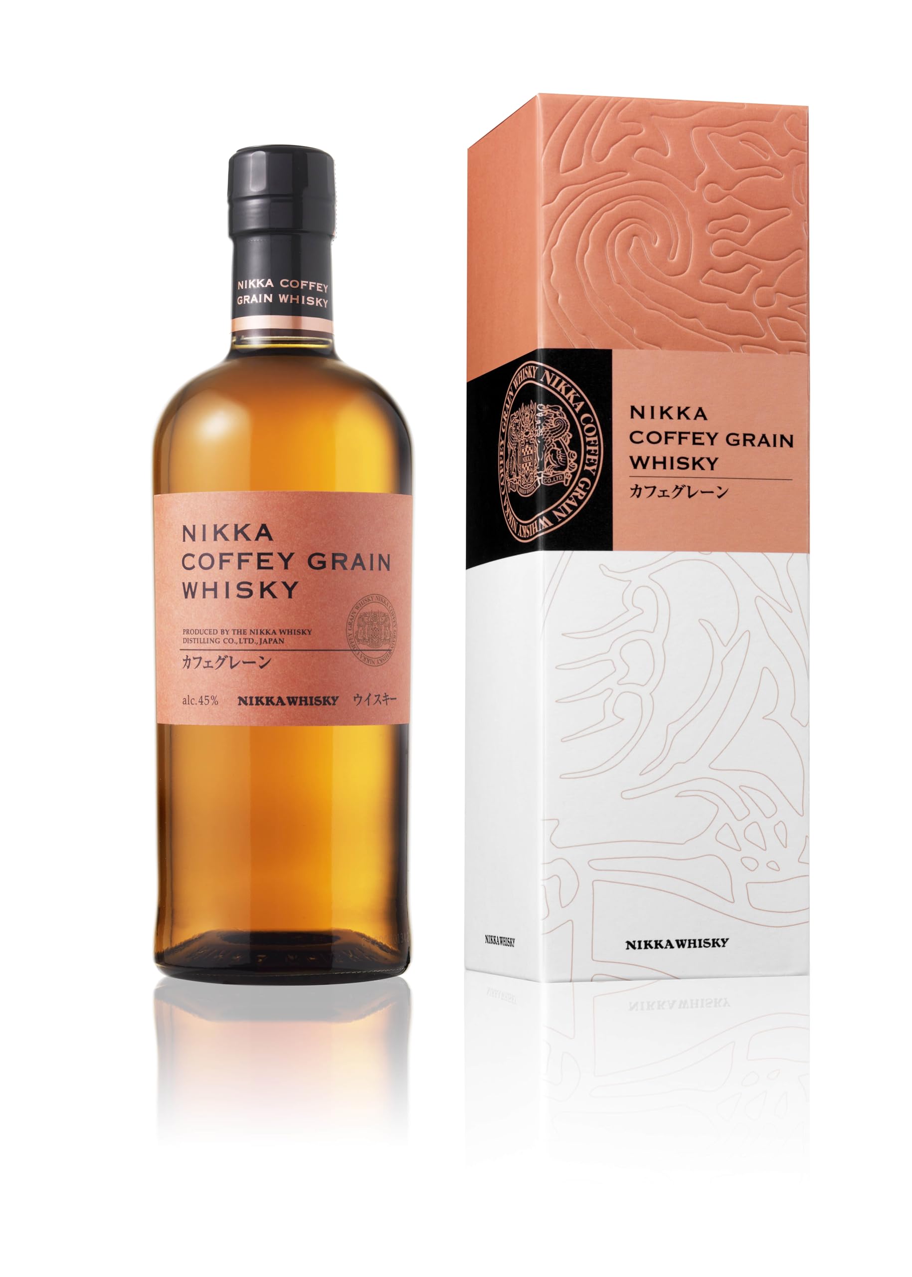 Nikka I Coffey Grain Whisky I inklusive Geschenkverpackung I Intensive Lakritz und Karamellnoten I 45% Vol. I 700 ml