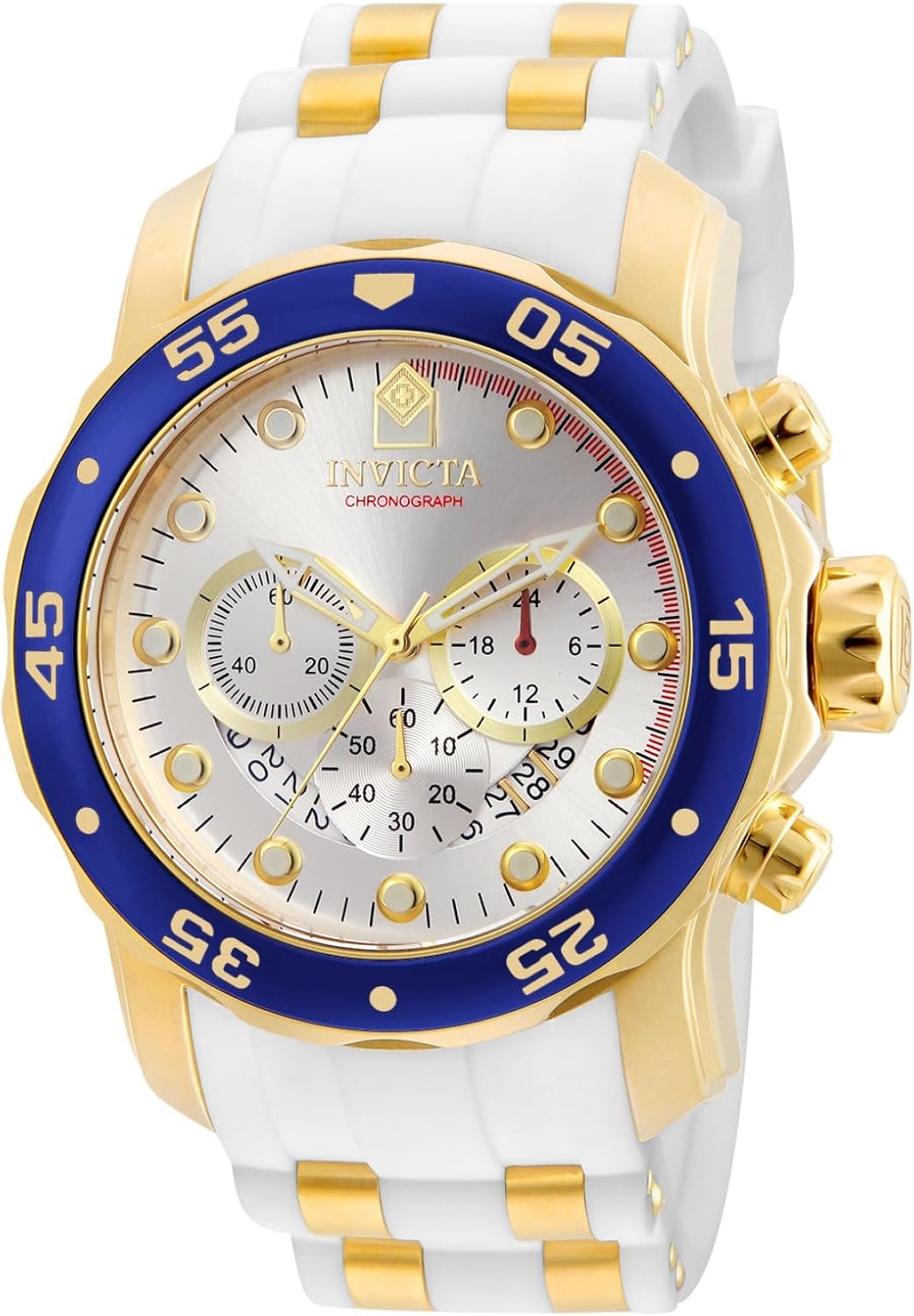 Invicta Men’s 20293 Pro Diver Analog Display Quartz White