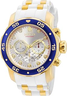 Men's 20293 Pro Diver Analog Display Quartz White Watch