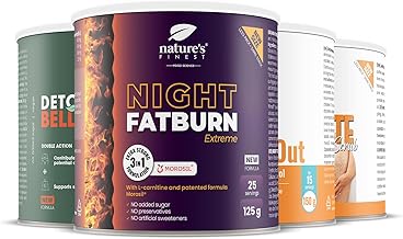 Nature's Finest Bikini Body, 4 in 1 Fast Weight Loss Products, Powerful and Fast Fat Burning for Women, Full Support: Fat Burning, Detoxification and Cellulite Reduction