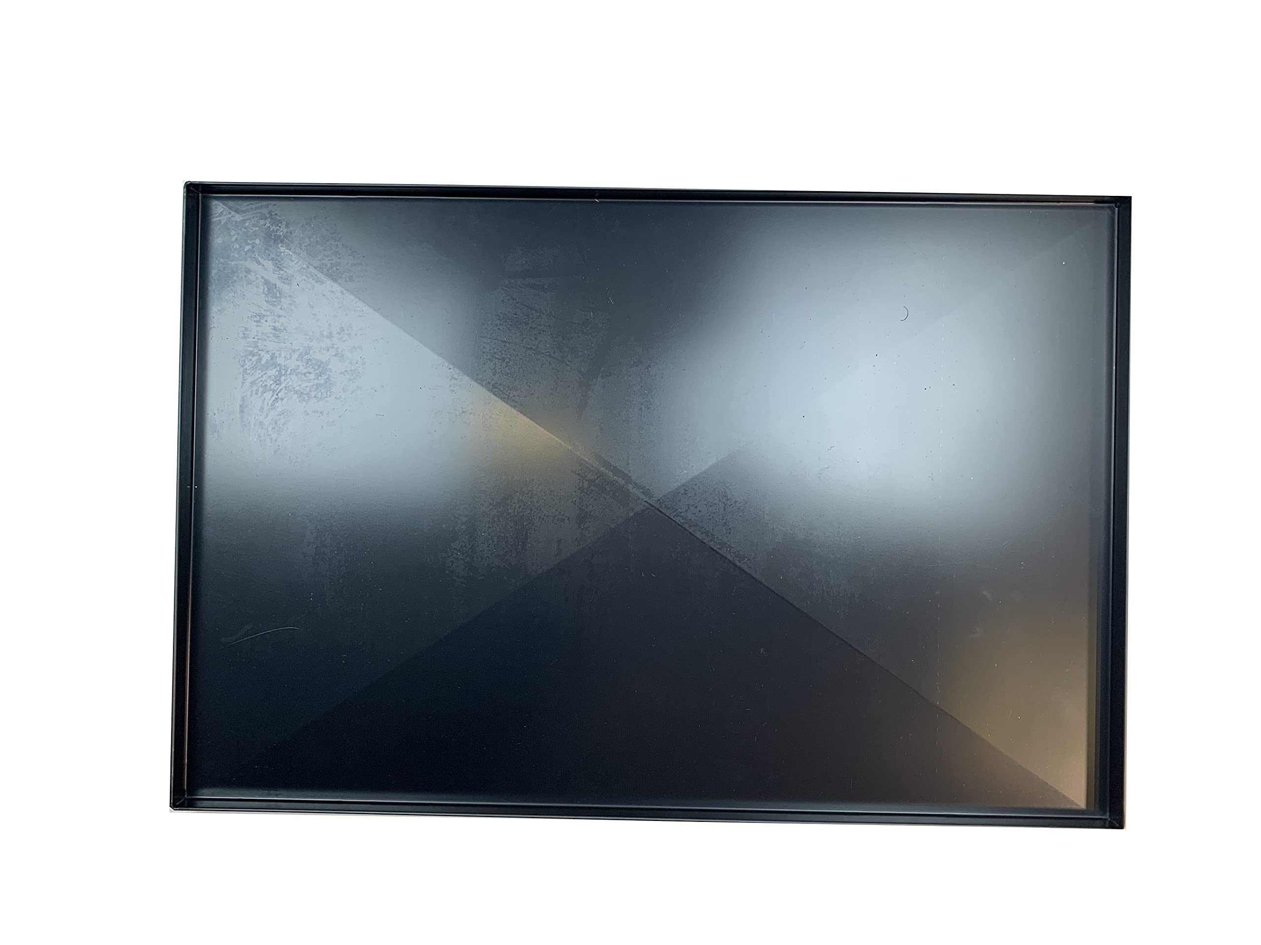 [2 PEZZI] Teglie forno 60x40x2 Cm, bordo 2 cm con diagonale Spessore teglie 8/10 Pizza alta idratazione ideale per professionisti della pizza focaccia