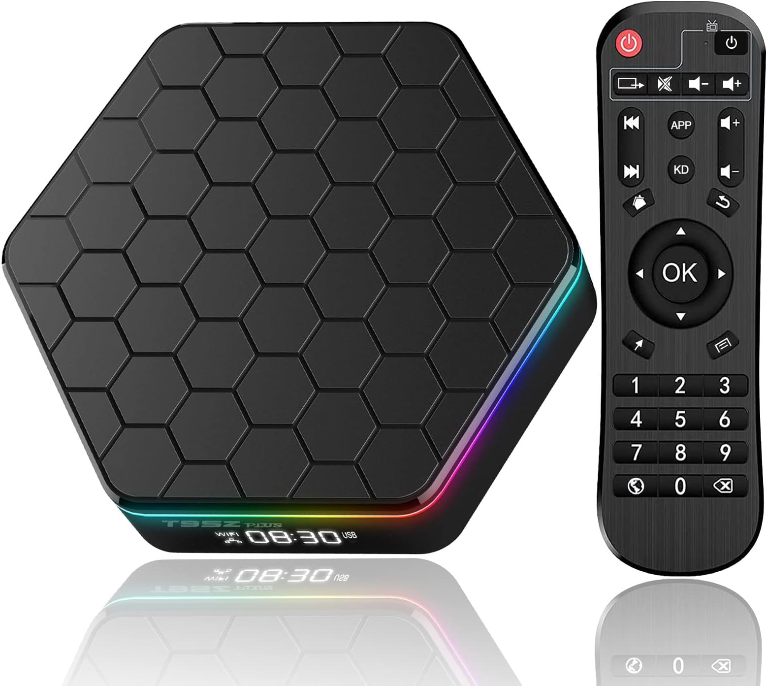EASYTONE Android TV Box 12.0,Z Plus Android TV Box 4GB 32GB Allwinner H618 Quad core Chipest 2023 Newest 6K TV Box with WiFi6 2.4/5G Dual-WiFi 3D Bluetooth 5.0 Ethernet 100M