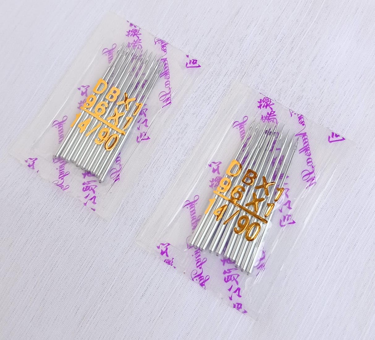 Sorzy Sewing Machine Needles Size 14 (DBx1-14/90) – Complete Round Steel, Compatible with All Automatic Sewing Machines, Pack of 2 (20 Pieces) 4