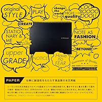 Vista 6 de Maruman B7 N192A Memo Nemosine Horizontal Ruled, Juego de 10