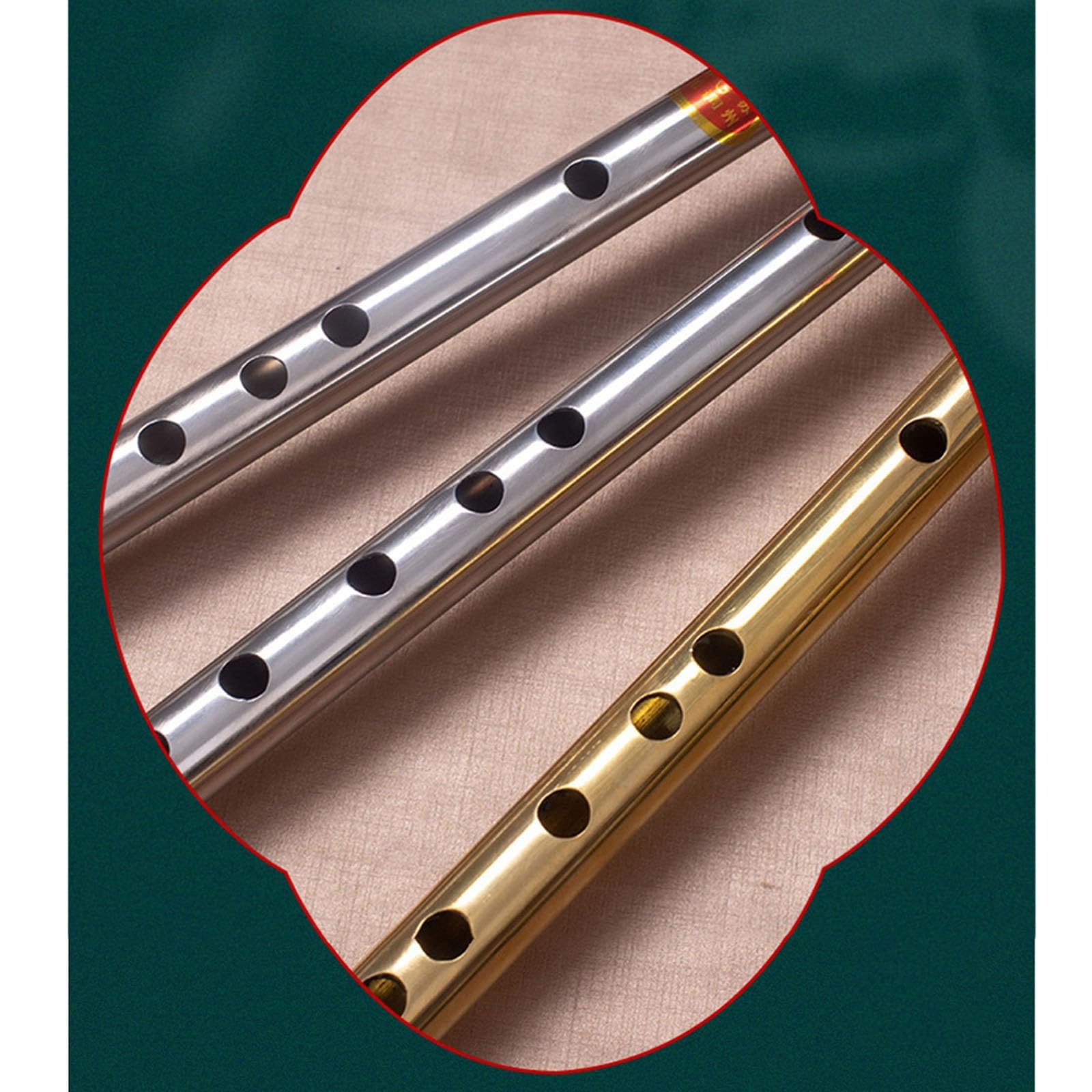 Flauti Kit Acciaio Inox Flauto Dolce Soprano Con Libro Di Istruzioni Borsa, Flauto A Becco Per Principianti, Bambini Adulti, Studenti Di Scuola(G key)