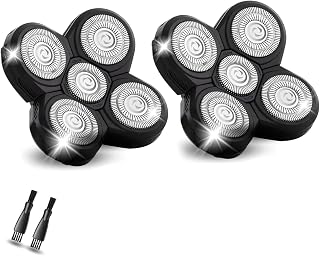 2 Pack Shaver Replacement Blades Compatible with Freedom Head Shaver,Head and Face Electric Razor Head