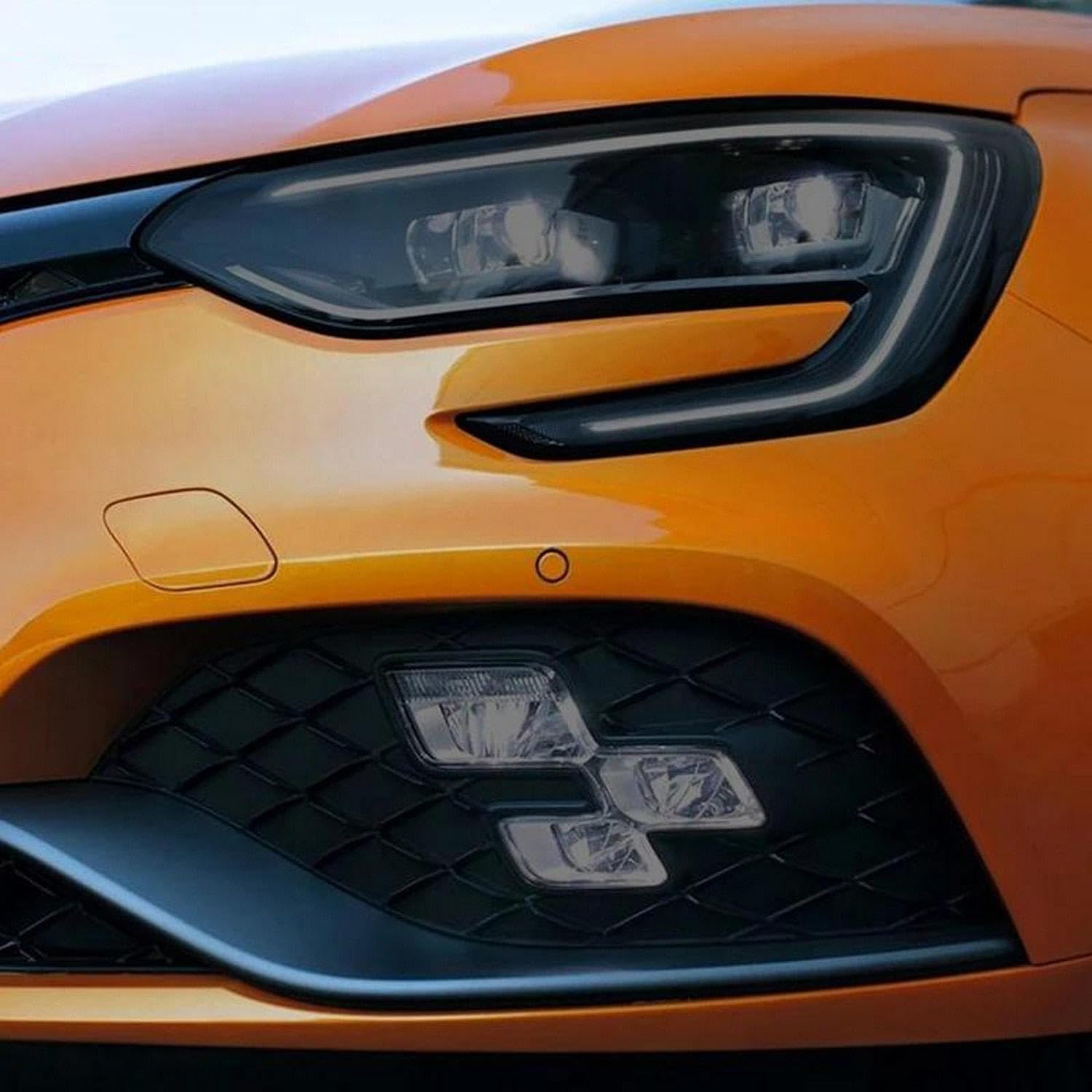 Car Headlight Protective Film Headlamp Restoration Transparent Black TPU Sticker，for Renault Megane 4 RS GT Sport Accessories 2017 -Present