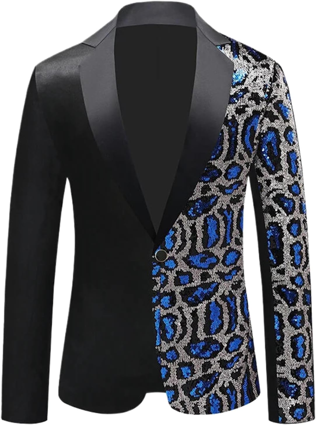 Men's Single Breasted Stage Suit Jacket Men Party Hip Hop Blazer