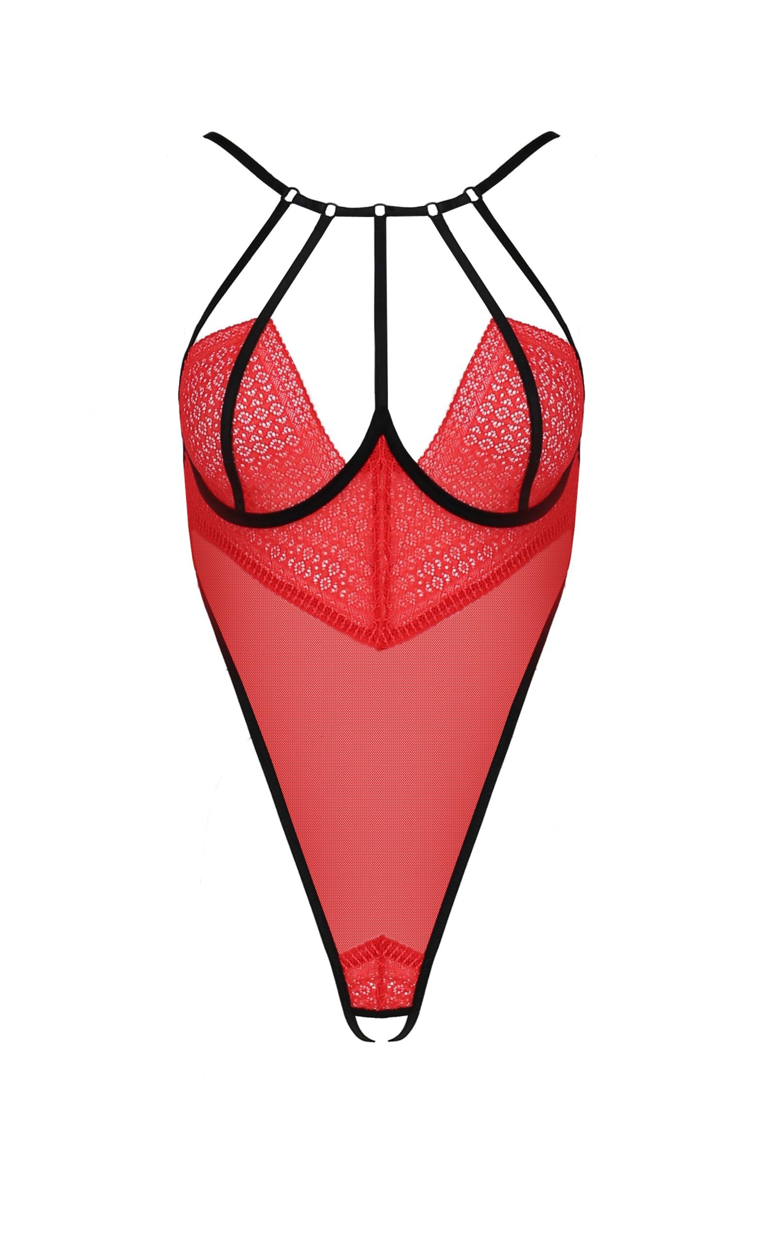 Selente Love & Fun Ensemble de Lingerie Coquin à 2/3 pièces: Guêpière/Corset avec String ou Body et Bandeau pour Les Yeux en Satin. Fabriqué dans l'UE.