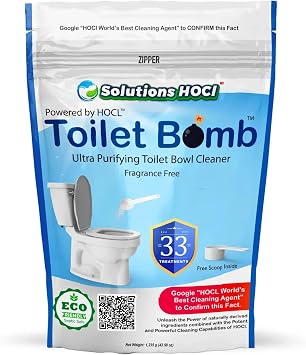 Toilet Cleaner Bomb - 33 Treatments Fragrance Free
