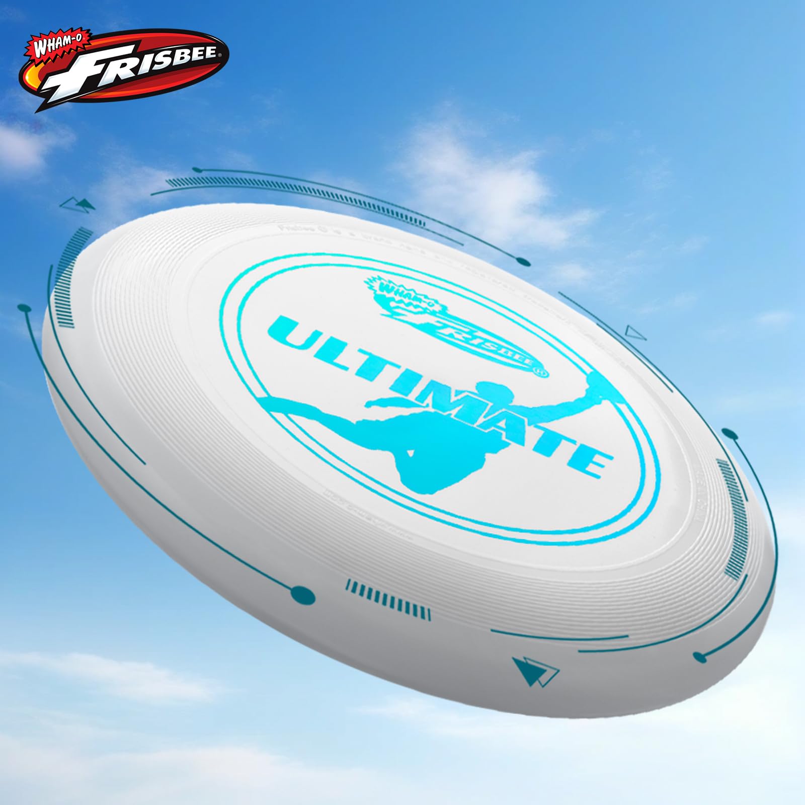 Frisbee Disco Volante Ufficiale Ultimate 175 g da Allenamento Professionale per Competizioni all'Aperto