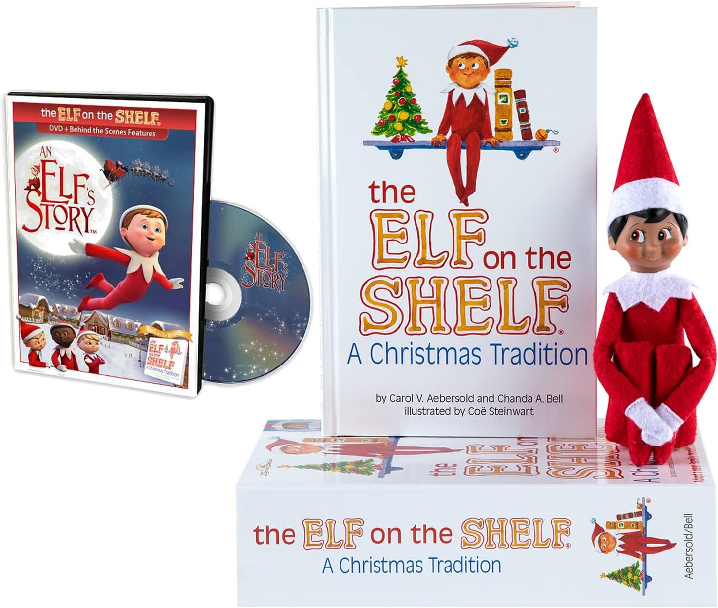The Elf on the Shelf A Christmas Tradition Brown Eyed North Pole with An Elf Story DVD