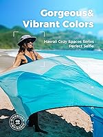 Vista 5 de OCOOPA Diveblues - Manta de playa extragrande de nailon de paracaídas, sin arena, cómoda, acogedora, a la moda, compacta y ligera, reforzada, a