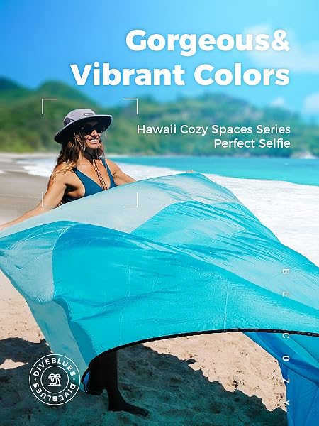 OCOOPA Couverture de Plage 210 x 200cm Grande, imperméable, Anti Sable, Couverture de Pique-Nique, pour Le Voyage, Le Camping, Les Vacances, etc. - 5
