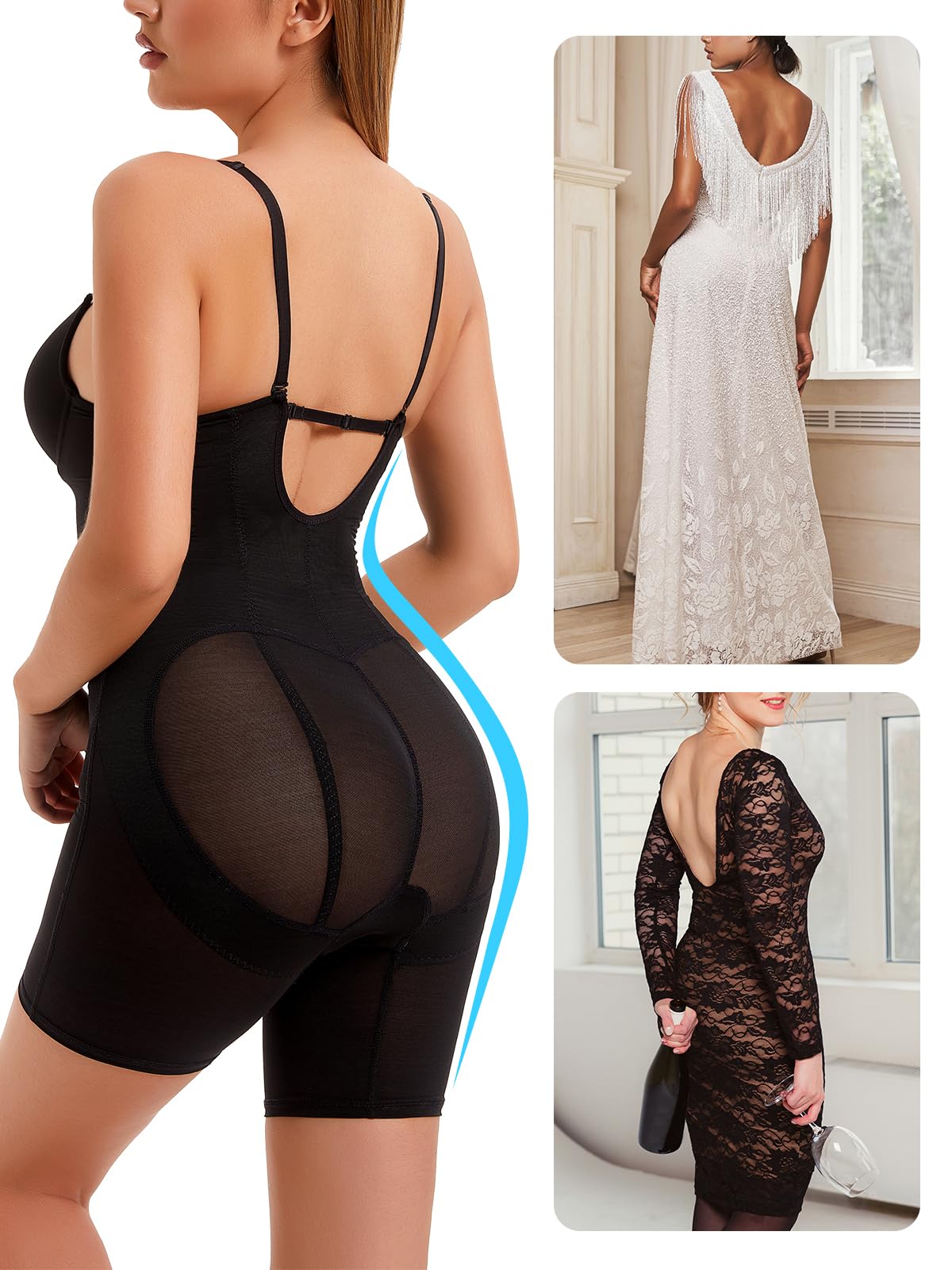 Decorus Shapewear Bodysuits 30 Vêtement galbant à la taille Femme