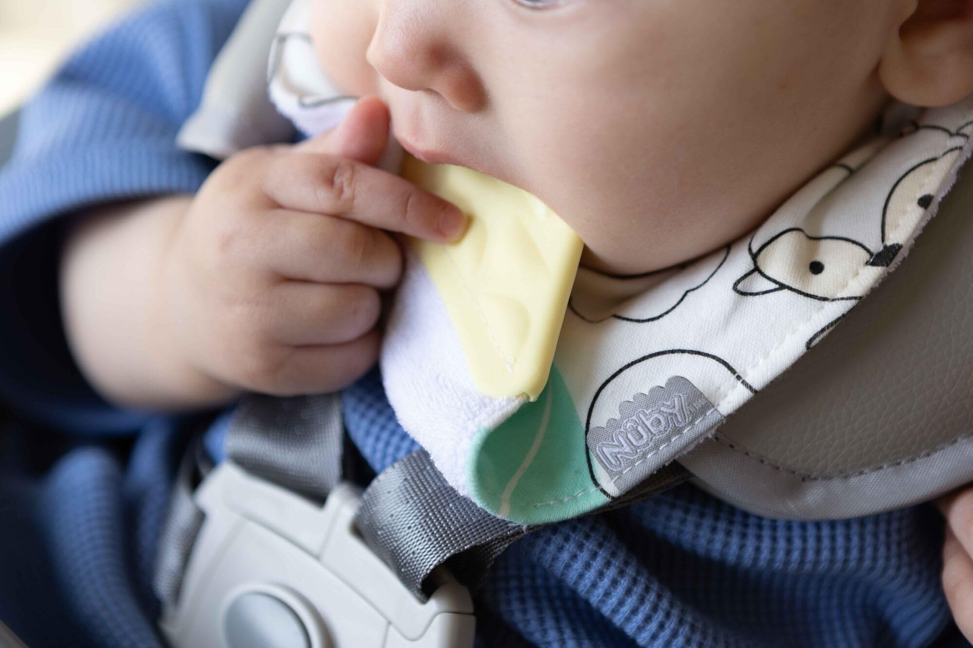 Nuby Lot de 3 bavoirs de dentition bandana