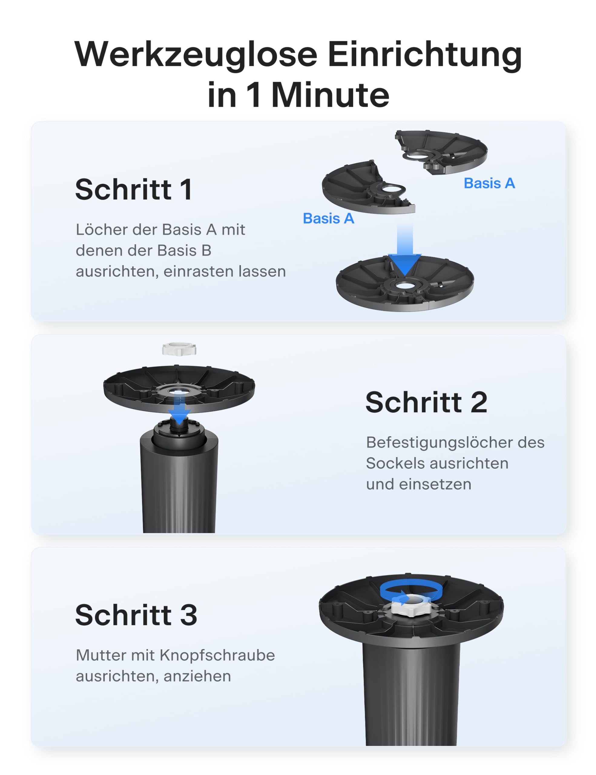 Pelonis Turmventilator mit Fernbedienung, 3 Geschwindigkeiten, 7-Std-Timer, 3 Modi, leiser Ventilator für Schlafzimmer