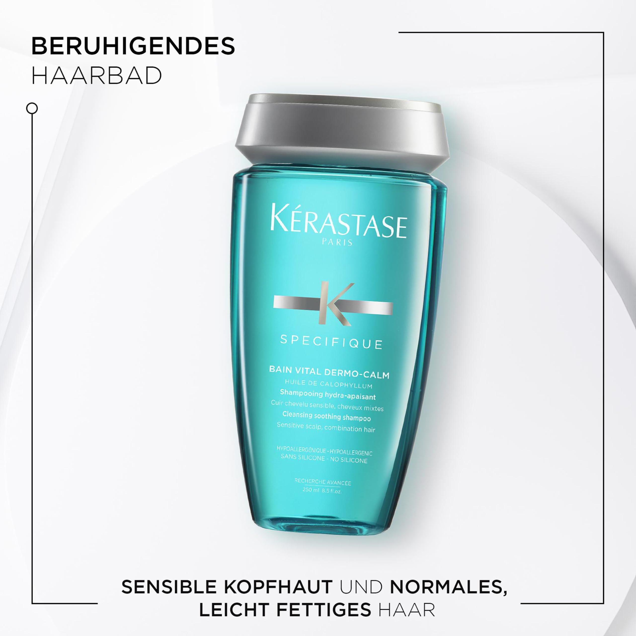 Kérastase, Spécifique, Shampoing Hydra-Apaisant, Pour Cuirs Chevelus Sensibles, Bain Vital Dermo-Calm