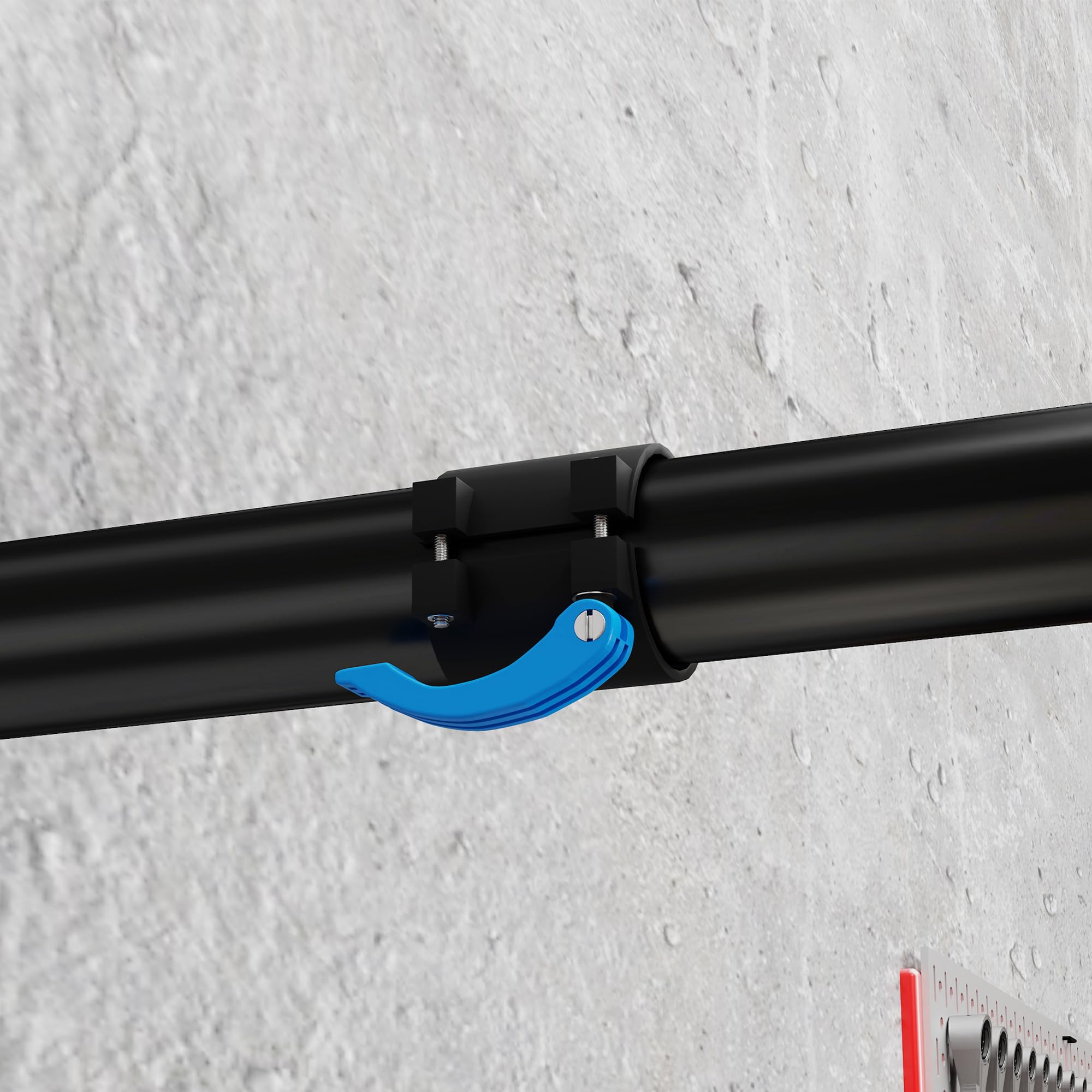 HOMCOM Support de réparation de vélo réglable en hauteur, pince rotative 360°, pieds d'atelier ou muraux, support vélo pour montage, entretien, réparation VTT et vélo de route, charge max. 25kg, noir
