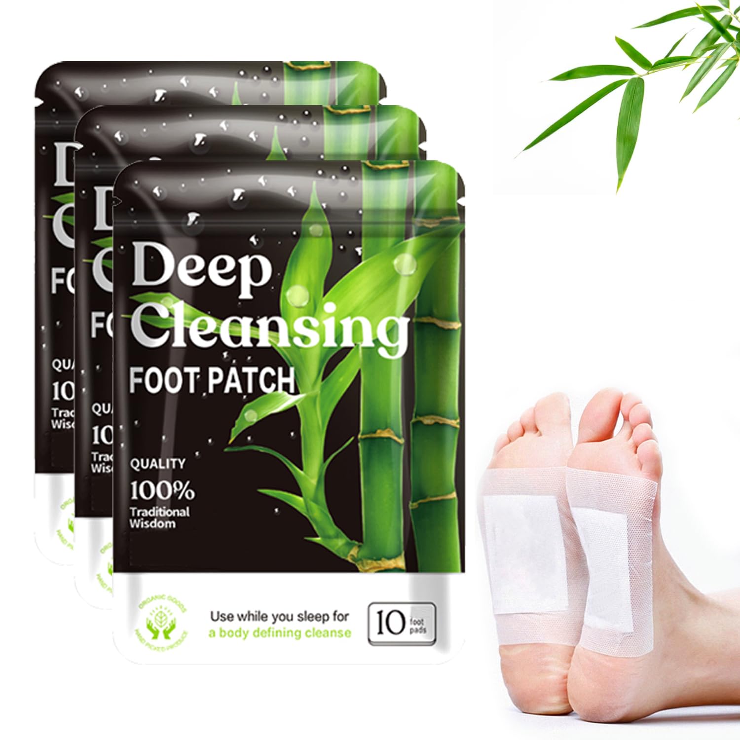 SOFFAIR (30 Pads) Deep Cleansing Foot Pads - foot and hand care | Mubboo